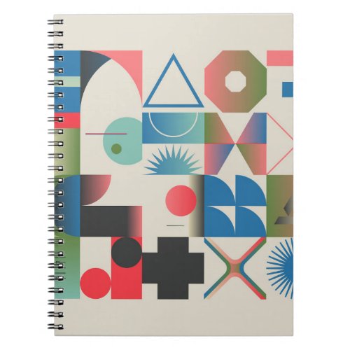 Generative design artwork graphics of bizarre comp notebook