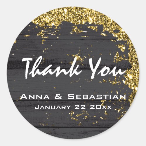 *~* Generic  AP49 Weathered Wiid Aged  Glitter Classic Round Sticker