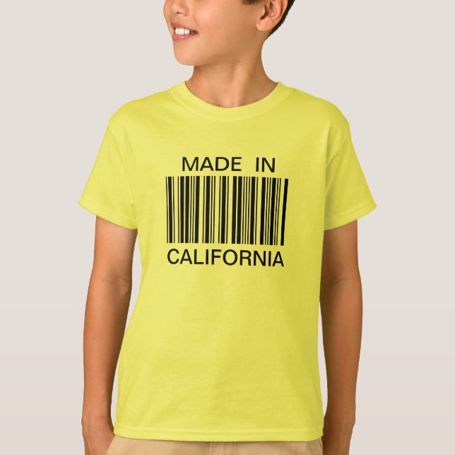 Generic Bar Code Made In T-shirt (Front)