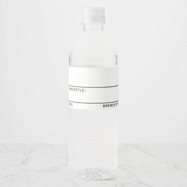 Generic Blank Homebrew Beer Labels (Front)