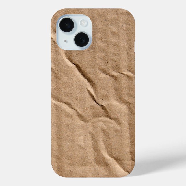 Generic Brown Cardboard Case-Mate iPhone Case (Back)