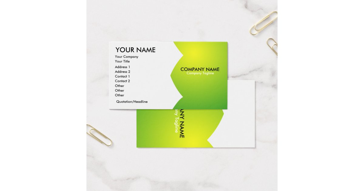 Generic Business Card Zazzle