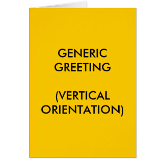 Generic Cards
