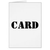 Generic Cards (Front)