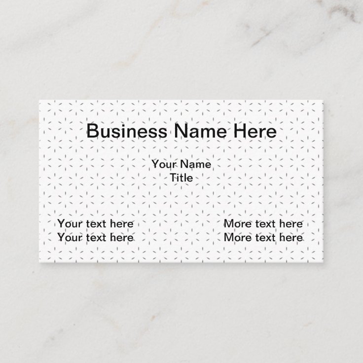 Generic Classic Business Cards | Zazzle