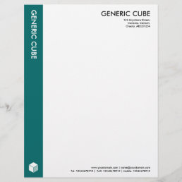 Generic Cube - Moss Green Letterhead