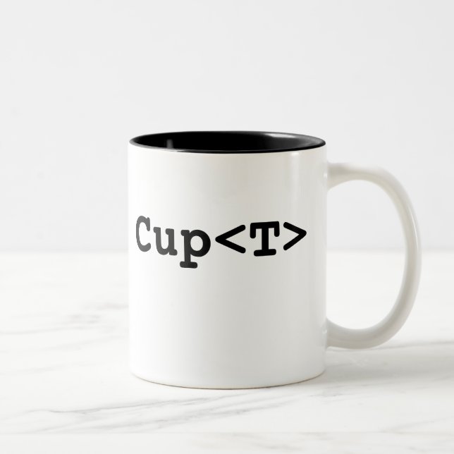 Generic Cup<T> Two-Tone Coffee Mug (Right)