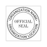 Generic Custom Official Seal Name Location Self-inking Stamp