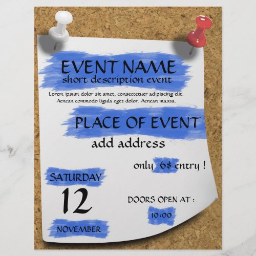 Generic event flyer