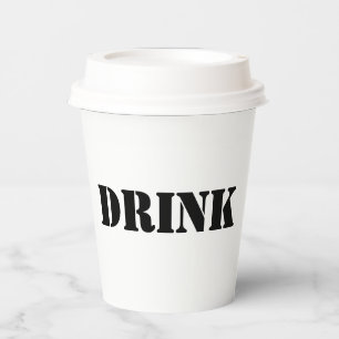Generic Food and Drink Humorous Party Supplies Paper Cups