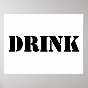 Generic Food and Drink Humorous Party Supplies Pos Poster