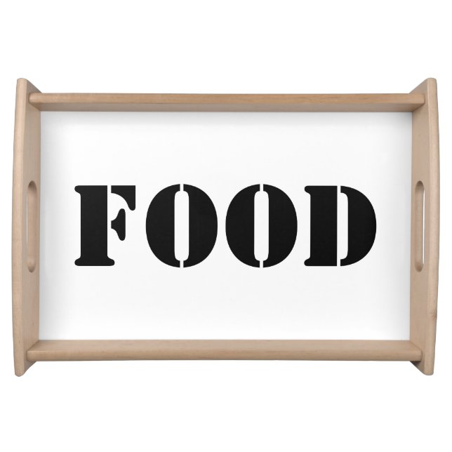Generic Food and Drink Humorous Party Supplies Serving Tray (Front)