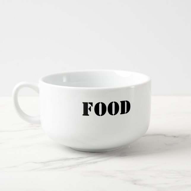 Generic Food and Drink Humorous Party Supplies Soup Mug (Right)