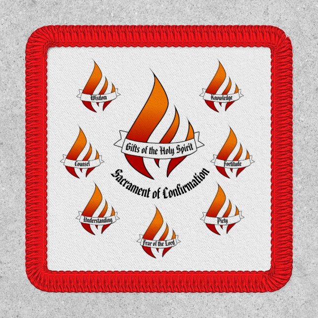 Generic Gifts of the Holy Spirit Confirmation Patch (Front)