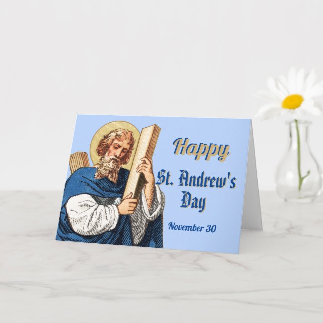 Generic Happy St. Andrew's Day Greeting Card (Small Plant)