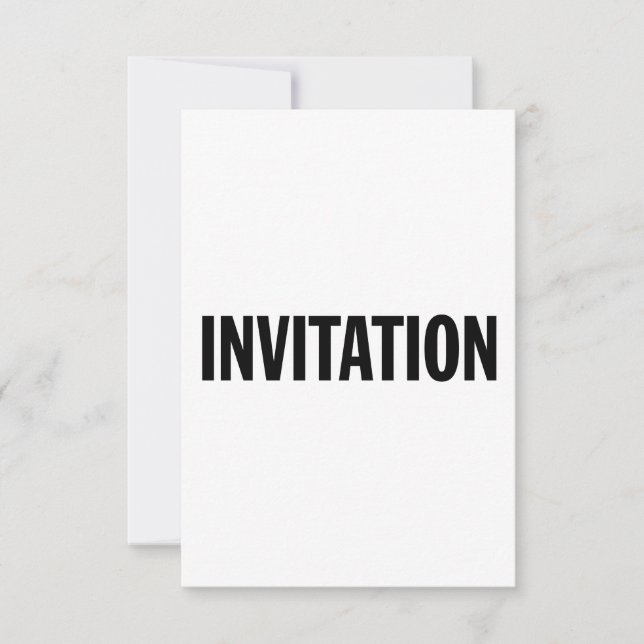 Generic Invitation (Front)