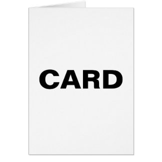 Generic Item Label Cards