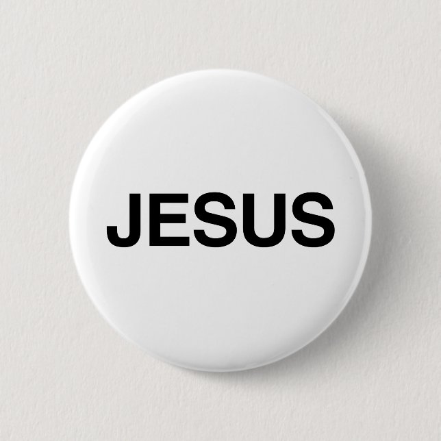 Generic Jesus Button (Front)