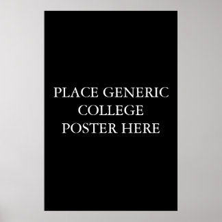 Generic poster
