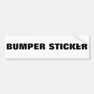 Generic Products Fad Bumper Sticker