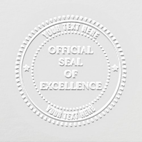 GENERIC SEAL OF EXCELLENCE EMBOSSER