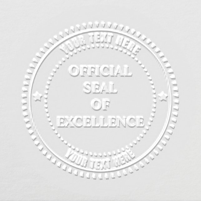 GENERIC SEAL OF EXCELLENCE EMBOSSER (Design)