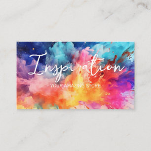 Generic Spash of colors Business Card
