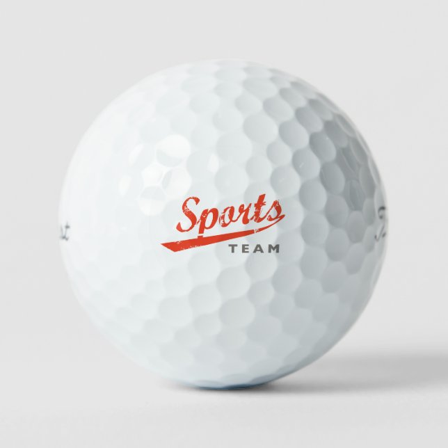 Generic Sports Team Golf Balls (Front)