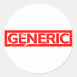 Generic Stamp Classic Round Sticker