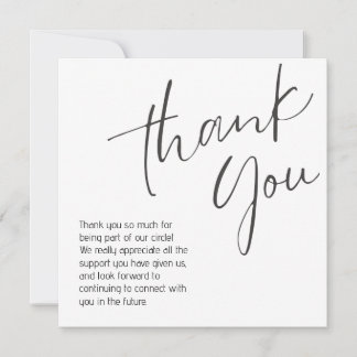 generic thank you note card