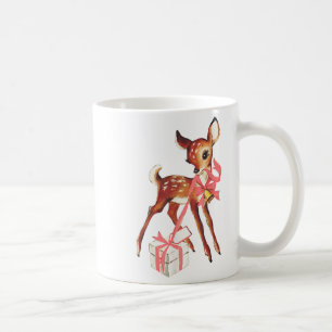 Generic Uni Retro Vintage Reindeer Nk Christmas Ba Coffee Mug