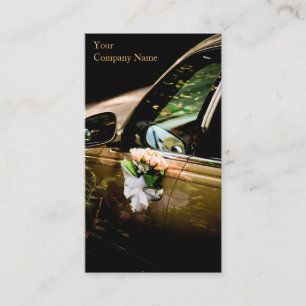 Generic Wedding Car / Limo - Business Card