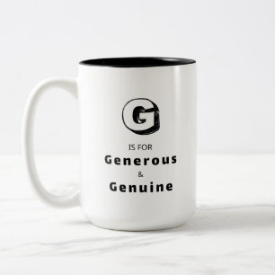 Generous G - Personalized Luxury Praise Mug