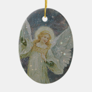 Generous - Guardian Angel of Generosity Ceramic Ornament