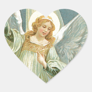 Generous - Guardian Angel of Generosity Heart Sticker