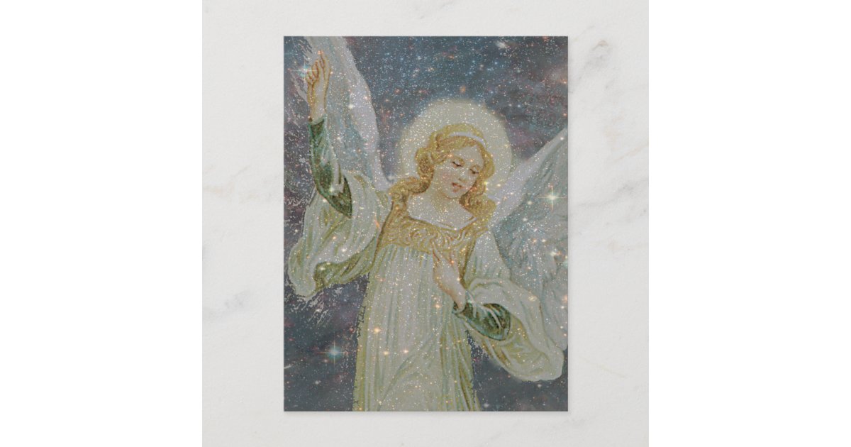 Generous Guardian Angel of Generosity Postcard Zazzle