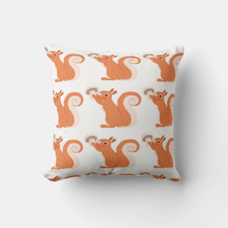 Generous Squirrel Throw Cousin  Pillow
