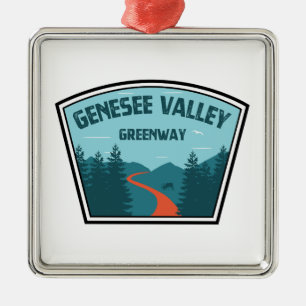 Genesee Valley Greenway New York Metal Ornament