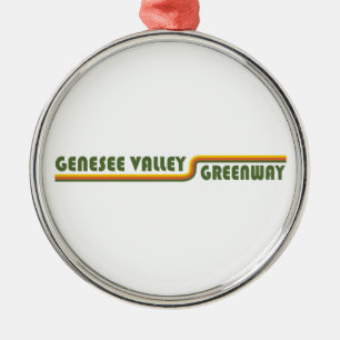Genesee Valley Greenway New York Metal Ornament