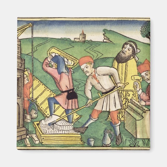 Genesis 11 1-9 Building The Tower of Babel, from t Magnet (Front)
