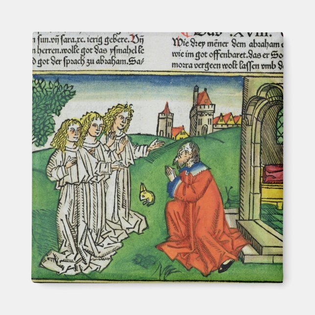 Genesis 18 2 Abraham and the Three Angels, from th Magnet (Front)