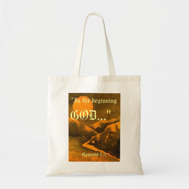 Genesis 1:1 Bag (Front)