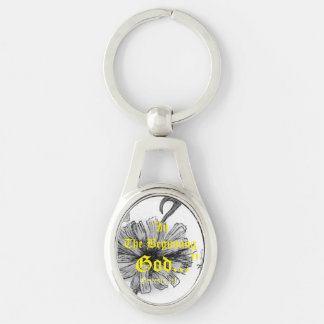 Genesis 1:1 In the beginning God..."Bible truth  K Keychain
