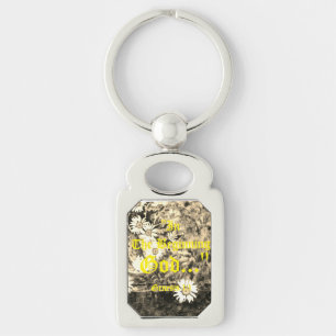 Genesis 1:1 In the beginning God..."Bible truth K Keychain