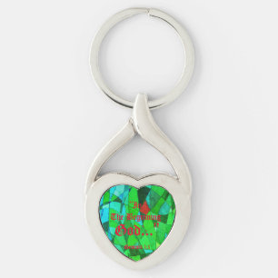 Genesis 1:1 In the beginning God..."Bible truth K Keychain