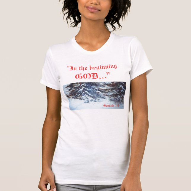 Genesis 1:1 shirt (Front)
