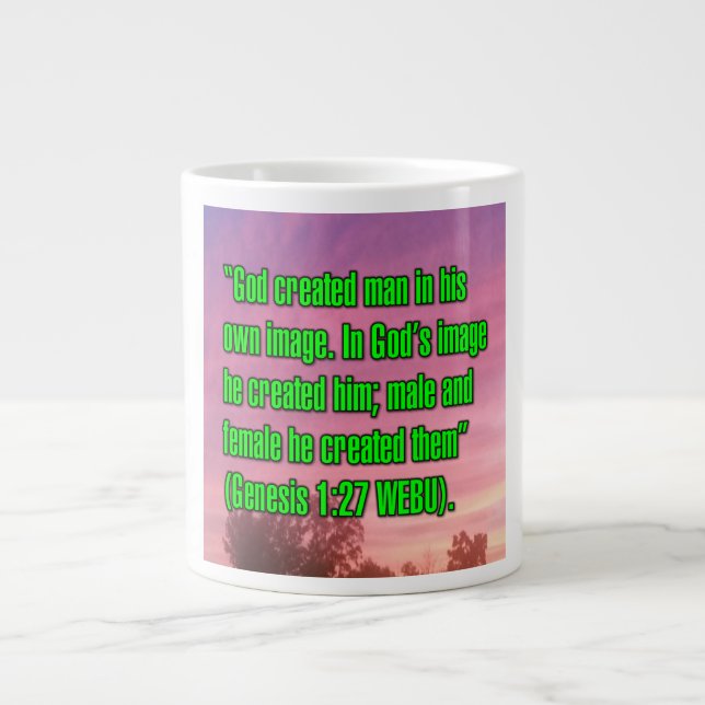 Genesis 1:27 WEBU Mug (Front)