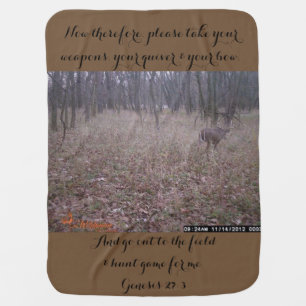 Genesis 27:3 baby blanket