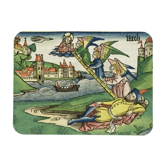 Genesis 28 10 Jacob's Ladder, from the 'Nuremberg Magnet (Horizontal)
