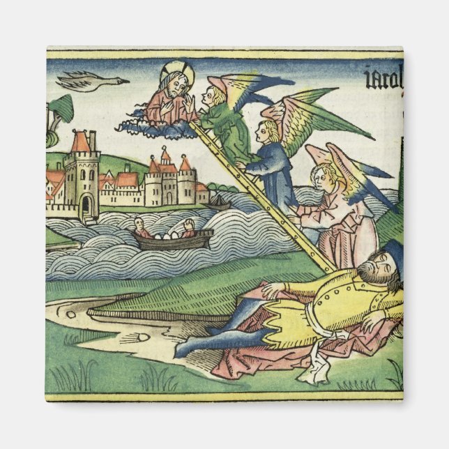 Genesis 28 10 Jacob's Ladder, from the 'Nuremberg Magnet (Front)